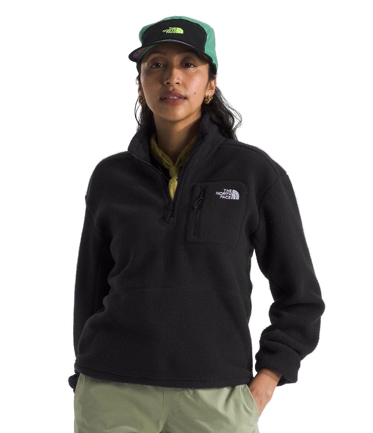 The North Face Women's Yumiori 1/4-Zip Top - BLACK Thumbnail View 1