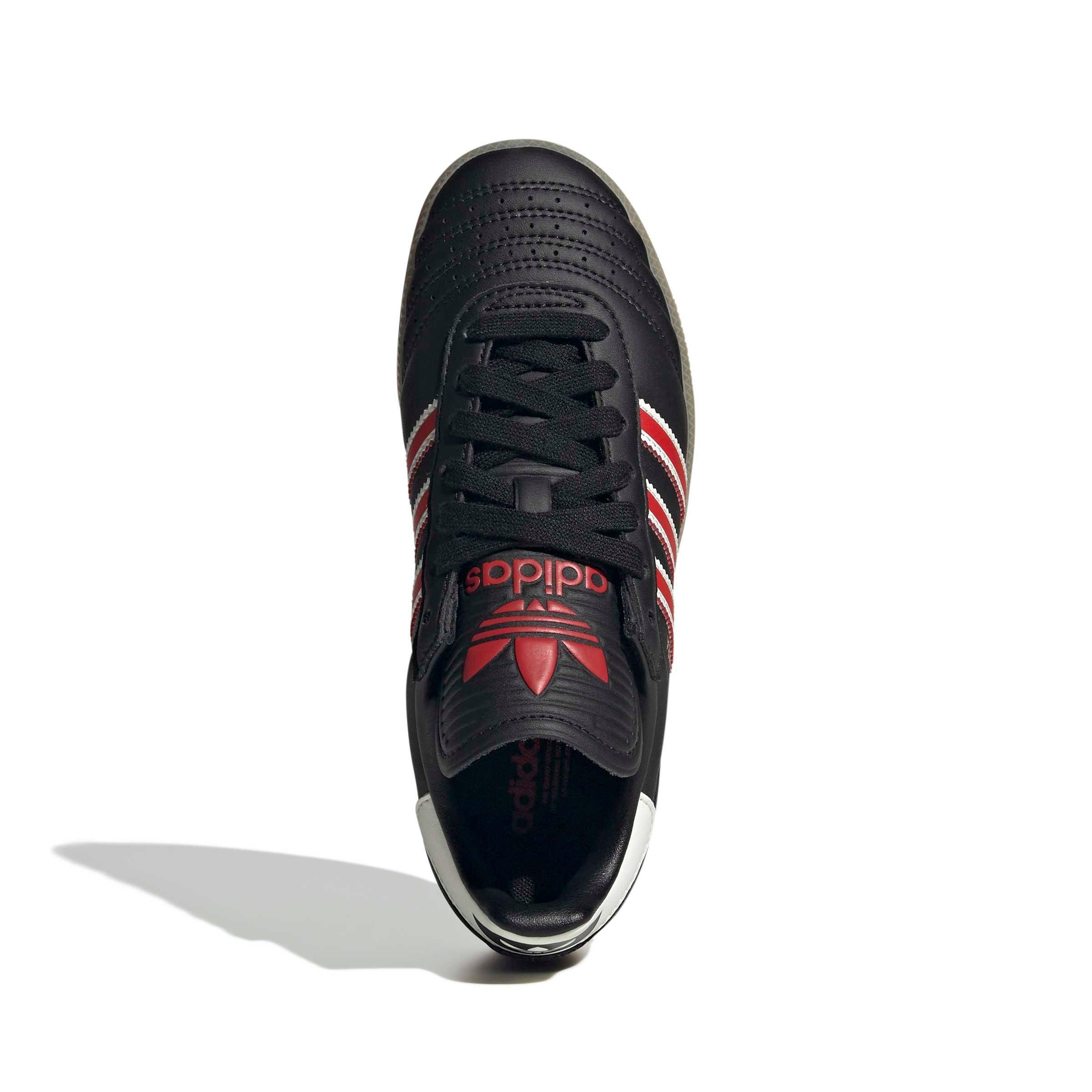 adidas Originals Samba JP Grade School Boys' "Core Black/Red/Gum 3" Shoe