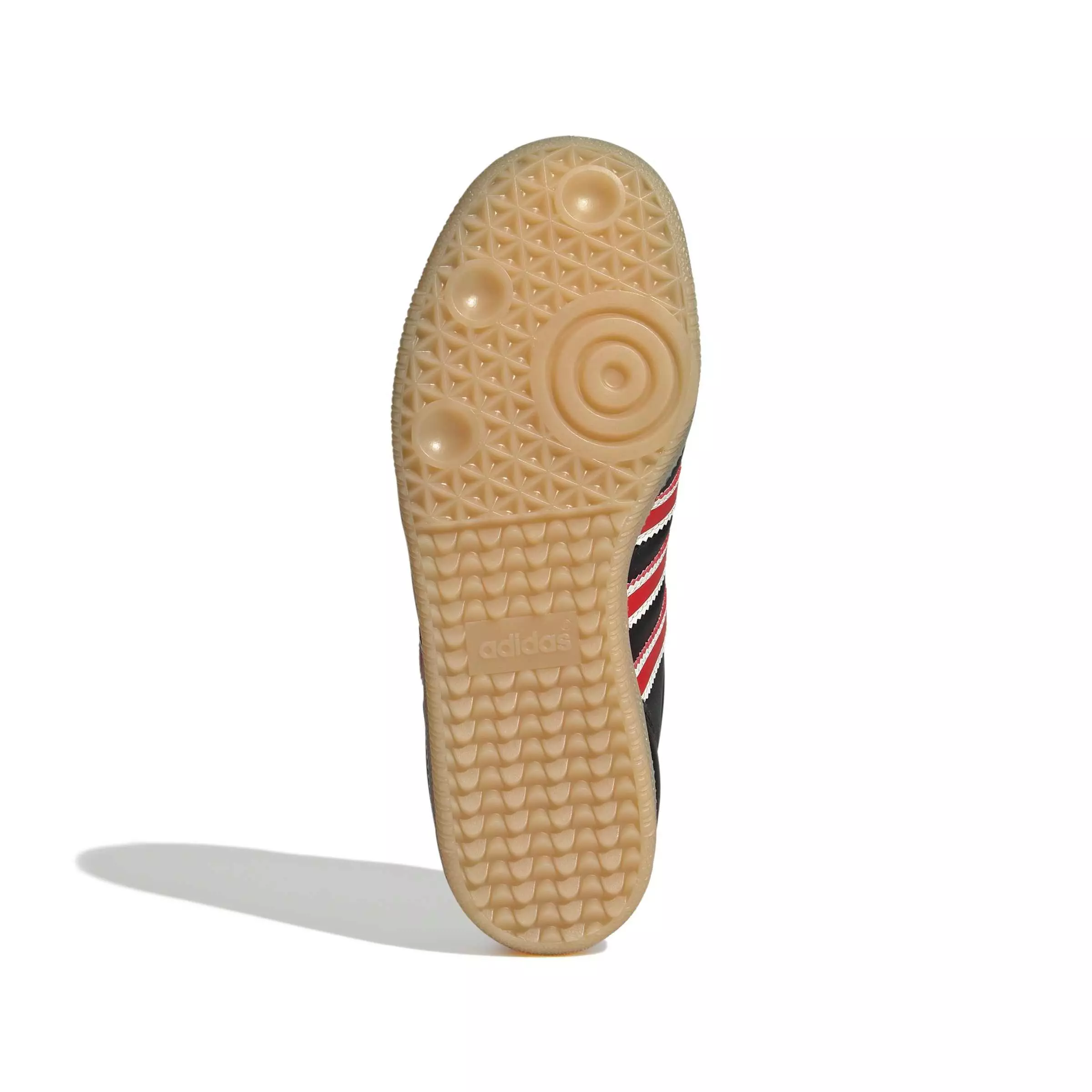 adidas Originals Samba JP "Core Black/Red/Gum 3" Grade School Boys' Shoe - BLACK/RED/GUM