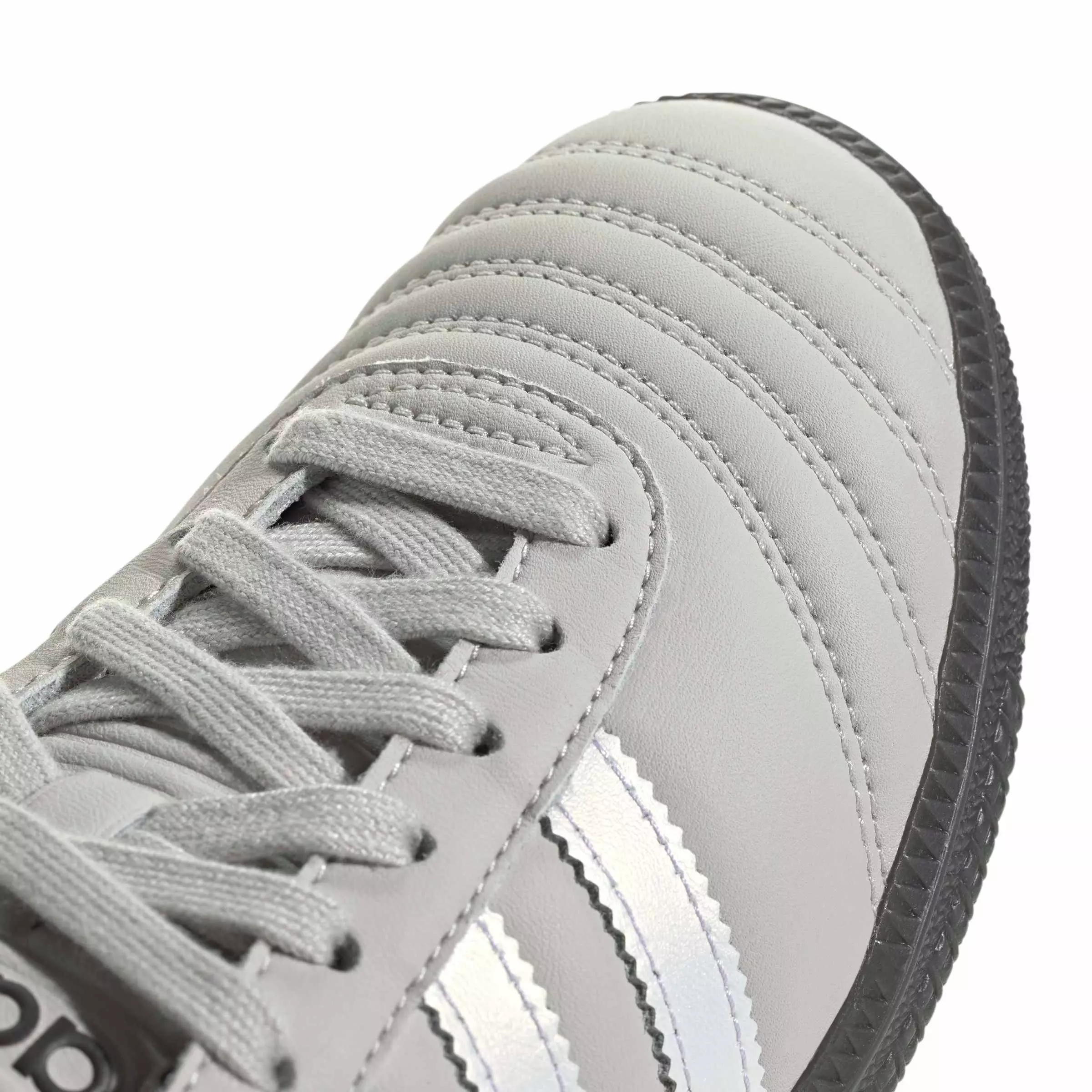 adidas Originals Samba JP "Grey One/Off White/Utility Black" Grade School Boys' Shoe - GREY/OFF WHITE/BLACK
