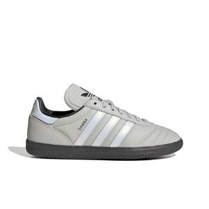 adidas Originals Samba JP "Grey One/Off White/Utility Black" Grade School Boys' Shoe