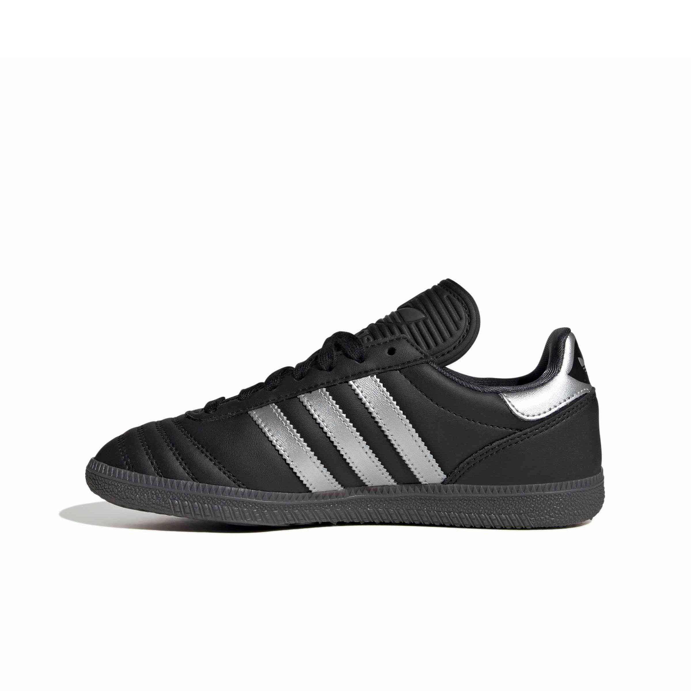 adidas Originals Samba JP "Core Black/Grey One/Utility Black" Grade School Boys' Shoe - BLACK/GREY/BLACK Thumbnail View 2