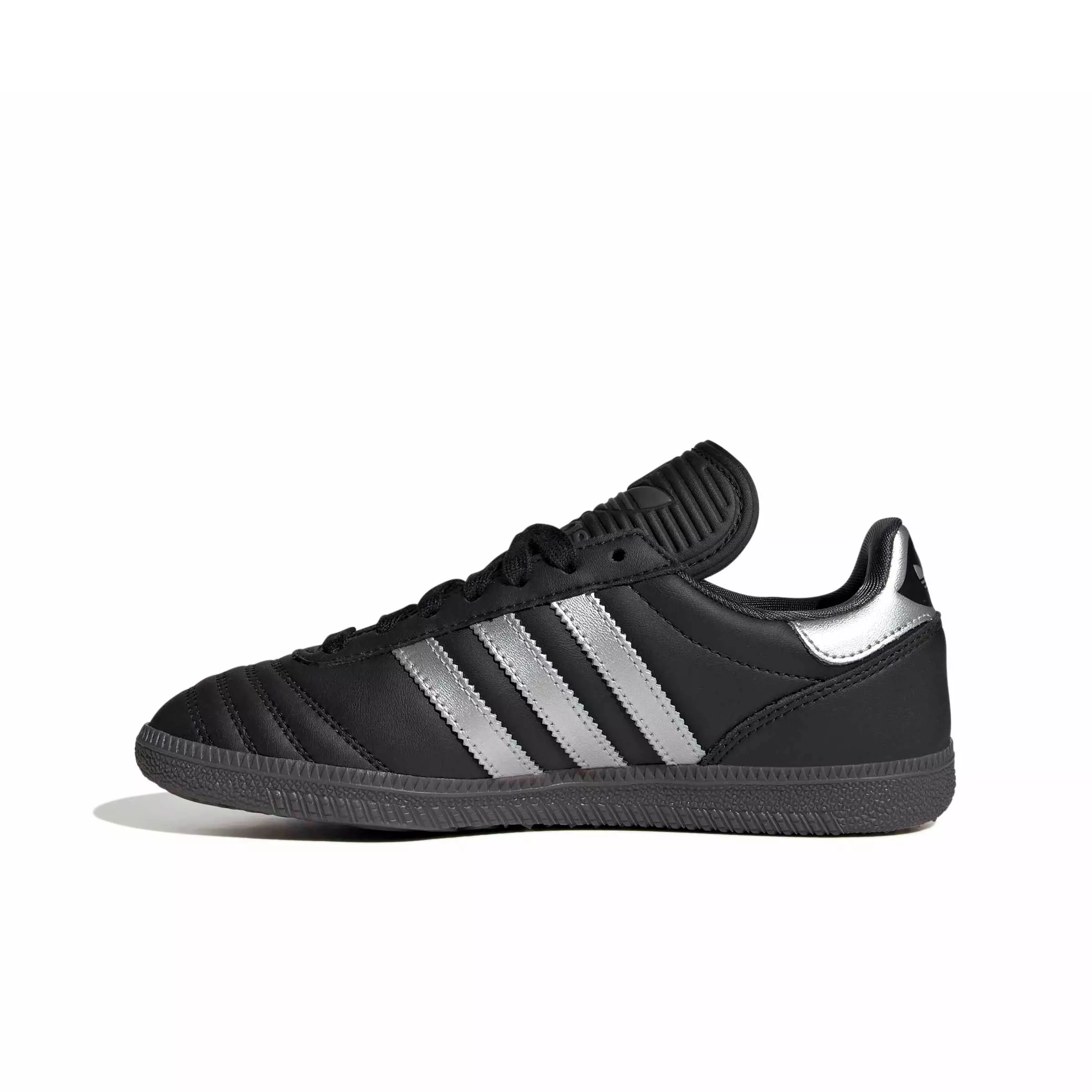 adidas Originals Samba JP "Core Black/Grey One/Utility Black" Grade School Boys' Shoe - BLACK/GREY/BLACK