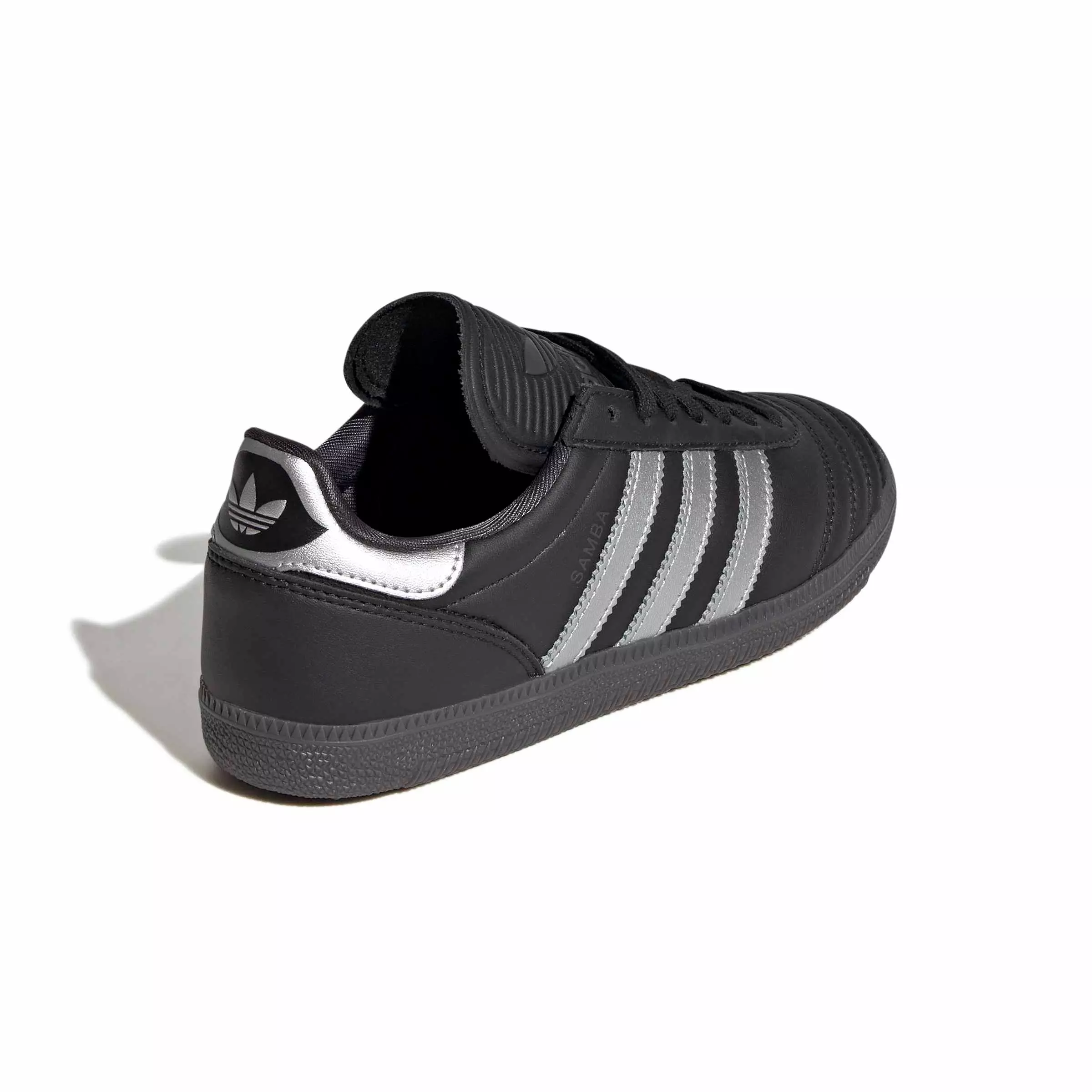 adidas Originals Samba JP "Core Black/Grey One/Utility Black" Grade School Boys' Shoe - BLACK/GREY/BLACK