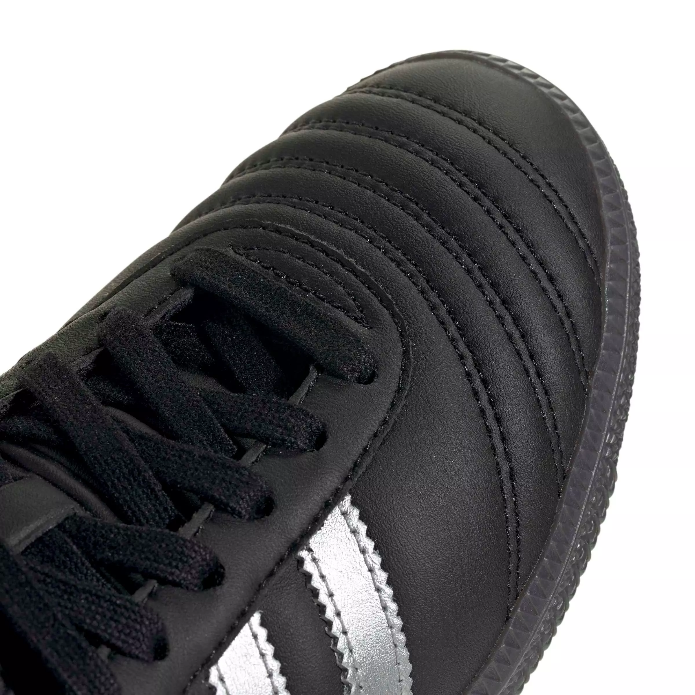 adidas Originals Samba JP "Core Black/Grey One/Utility Black" Grade School Boys' Shoe - BLACK/GREY/BLACK