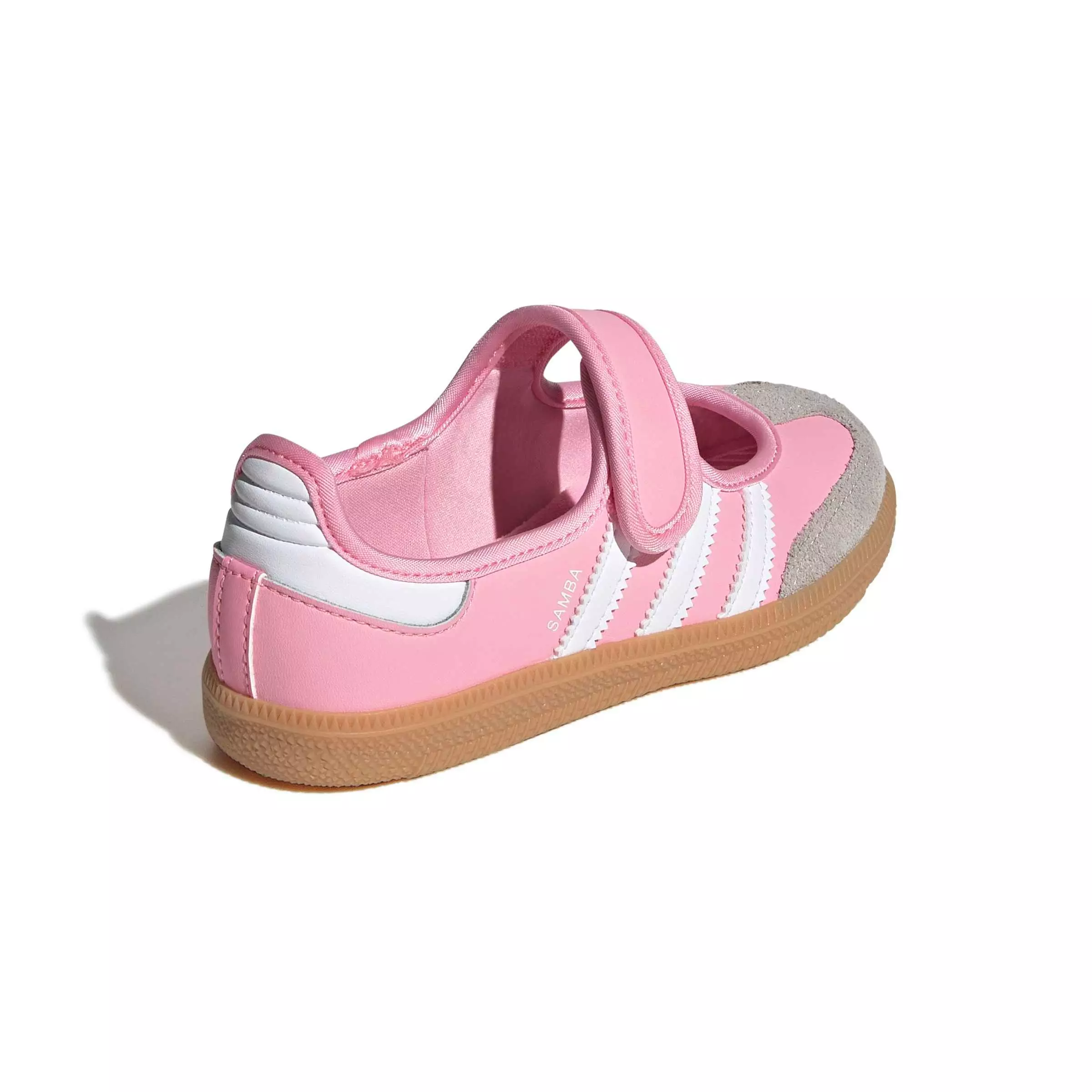 adidas Originals Samba Jane "Light Pink/Ftwr White/Gum 3" Preschool Girls' Shoe - LT PINK/WHITE/GUM