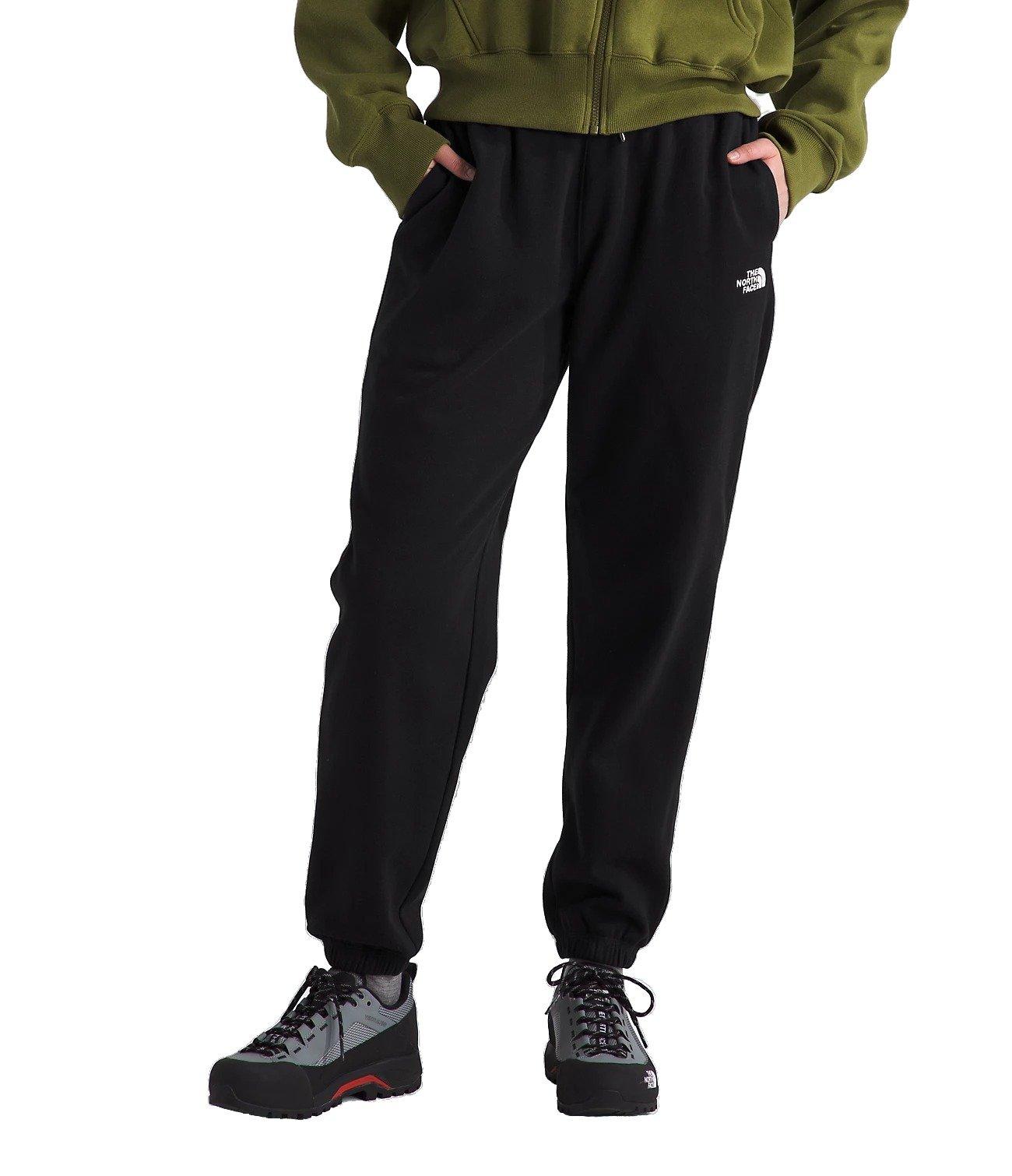 The North Face Women's Core Sweatpants - BLACK/WHITE Thumbnail View 1