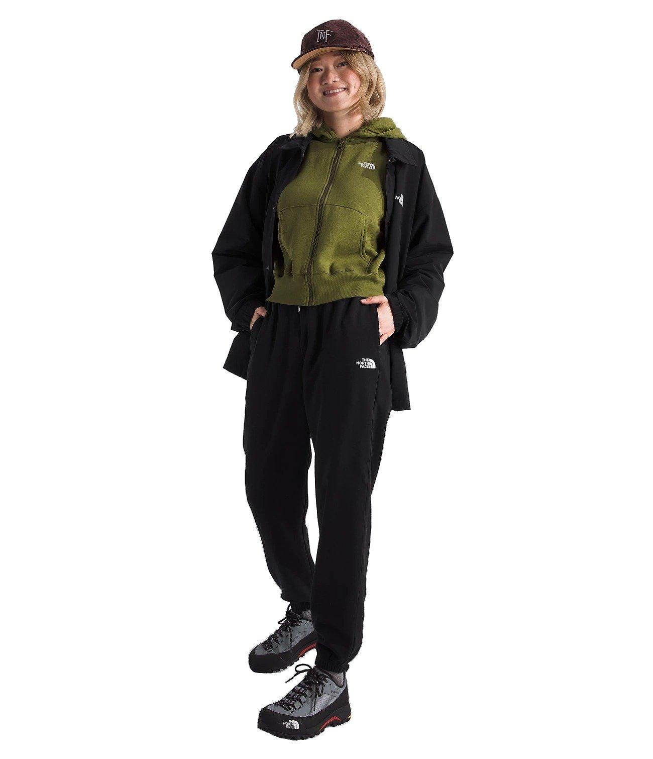 The North Face Women's Core Sweatpants - BLACK/WHITE Thumbnail View 4