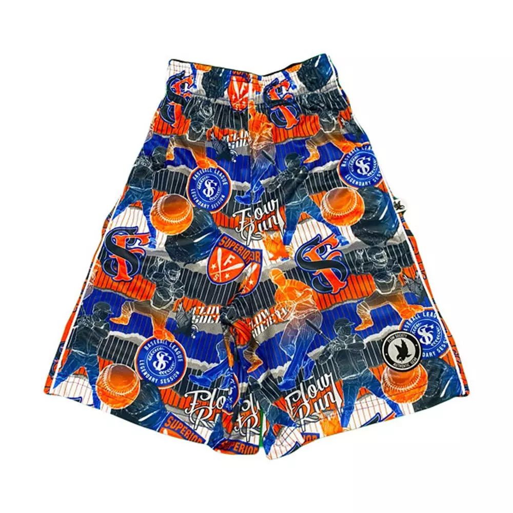 Flow Society Big Boys' Flow Baseball League Shorts - Multi - MULTI-COLOR