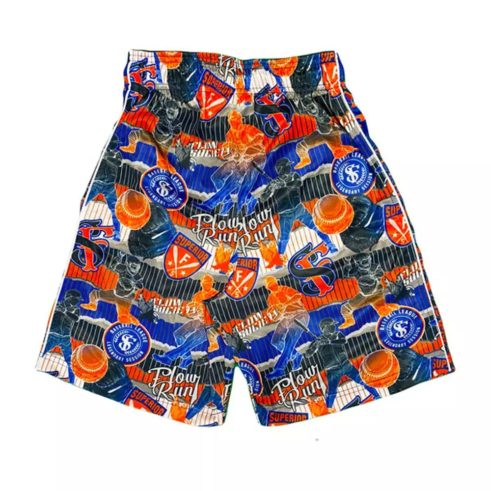 Flow Society Big Boys' Flow Baseball League Shorts - Multi - MULTI-COLOR