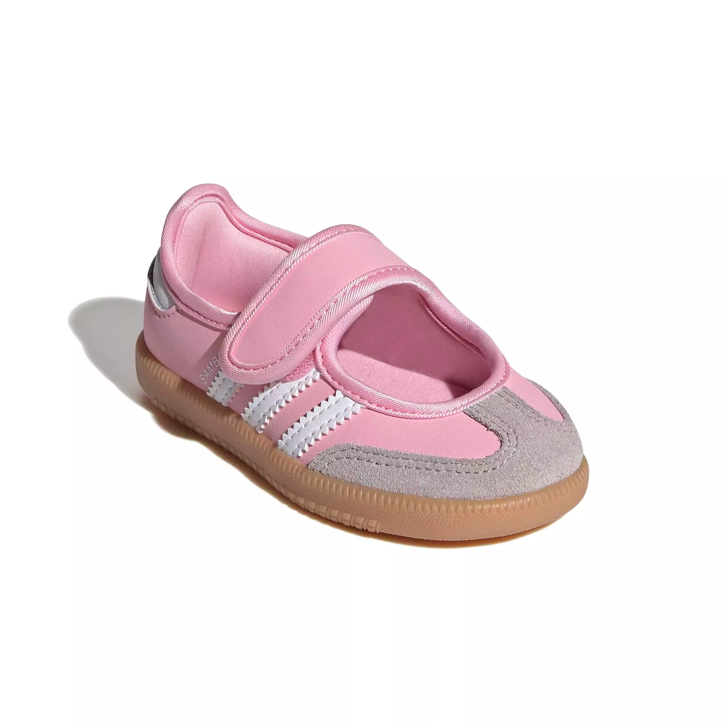 adidas Originals Samba Jane "Light Pink/Ftwr White/Gum 3" Infant Girls' Shoe - LT PINK/WHITE/GUM