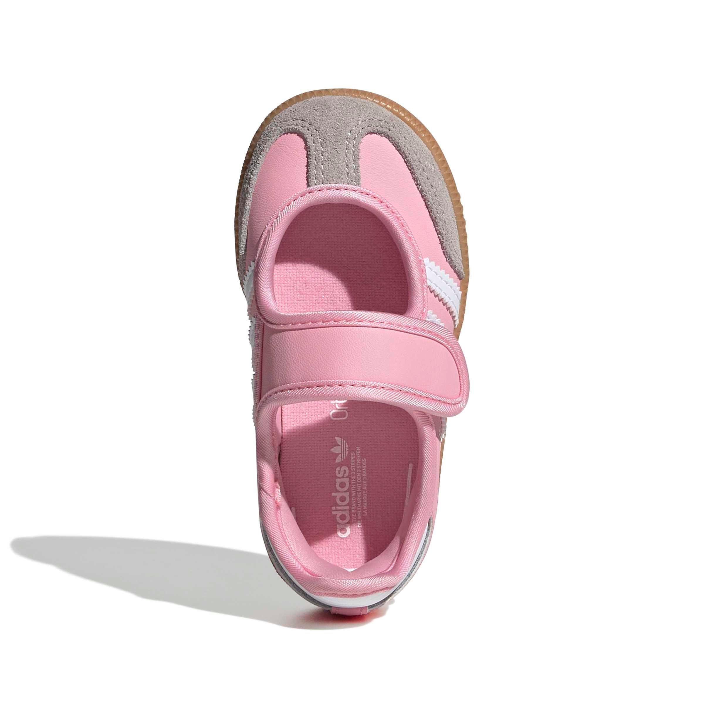 adidas Originals Samba Jane "Light Pink/Ftwr White/Gum 3" Infant Girls' Shoe - LT PINK/WHITE/GUM Thumbnail View 5