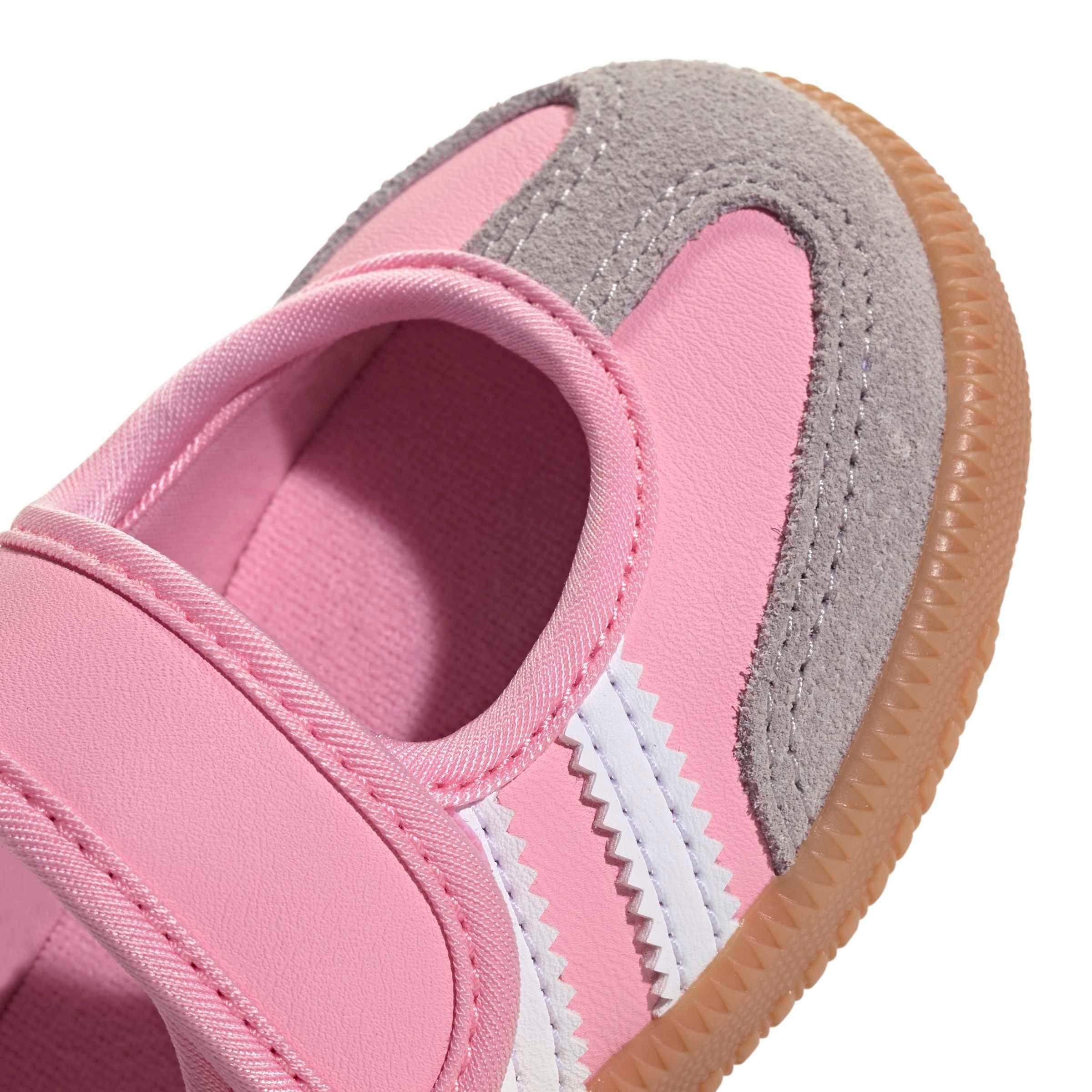 adidas Originals Samba Jane "Light Pink/Ftwr White/Gum 3" Infant Girls' Shoe - LT PINK/WHITE/GUM Thumbnail View 7