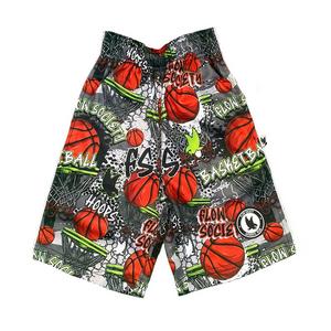 Flow Society Big Boys' Grey FS Hoops Attack Shorts
