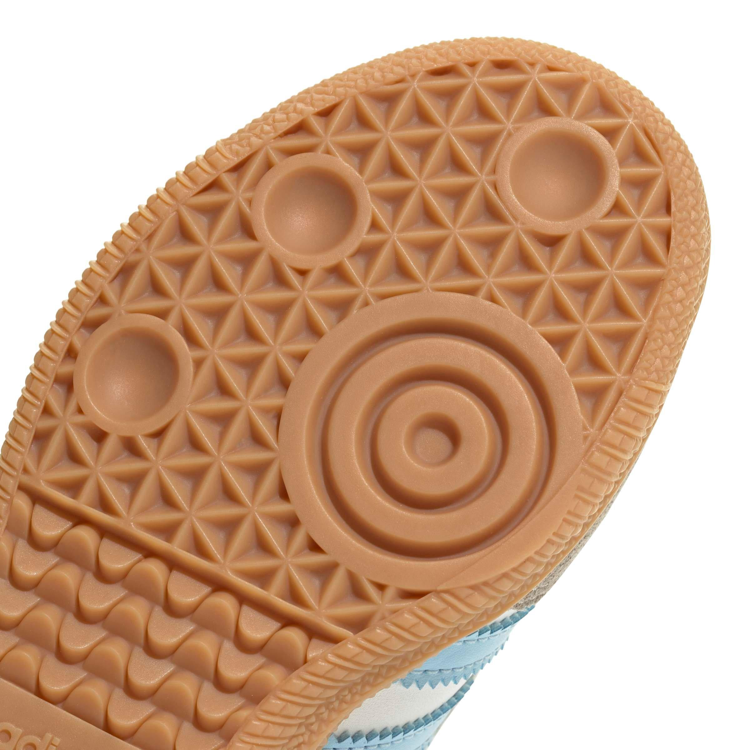 adidas Originals Samba Jane "Ftwr White/Clear Sky/Gum 3" Preschool Girls' Shoe - WHITE/SKY/GUM Thumbnail View 8