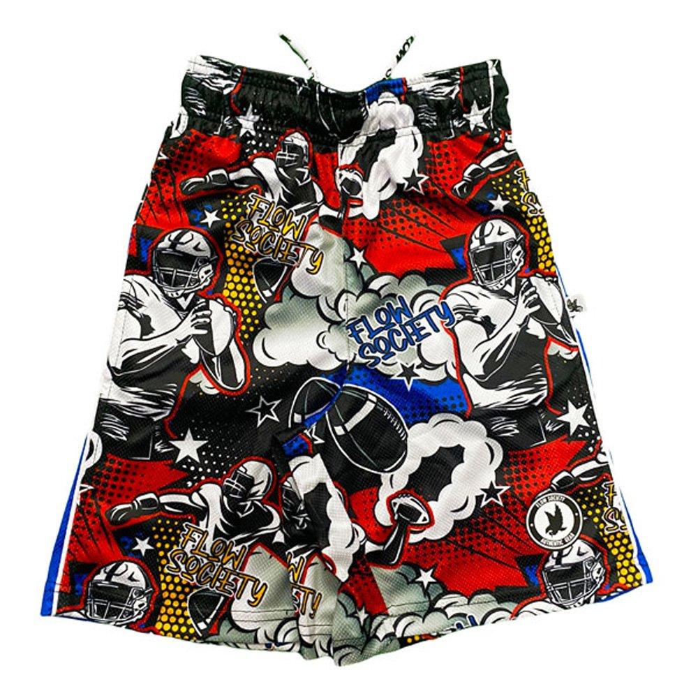 Flow Society Comic Football Big Boys' Multi Attack Shorts