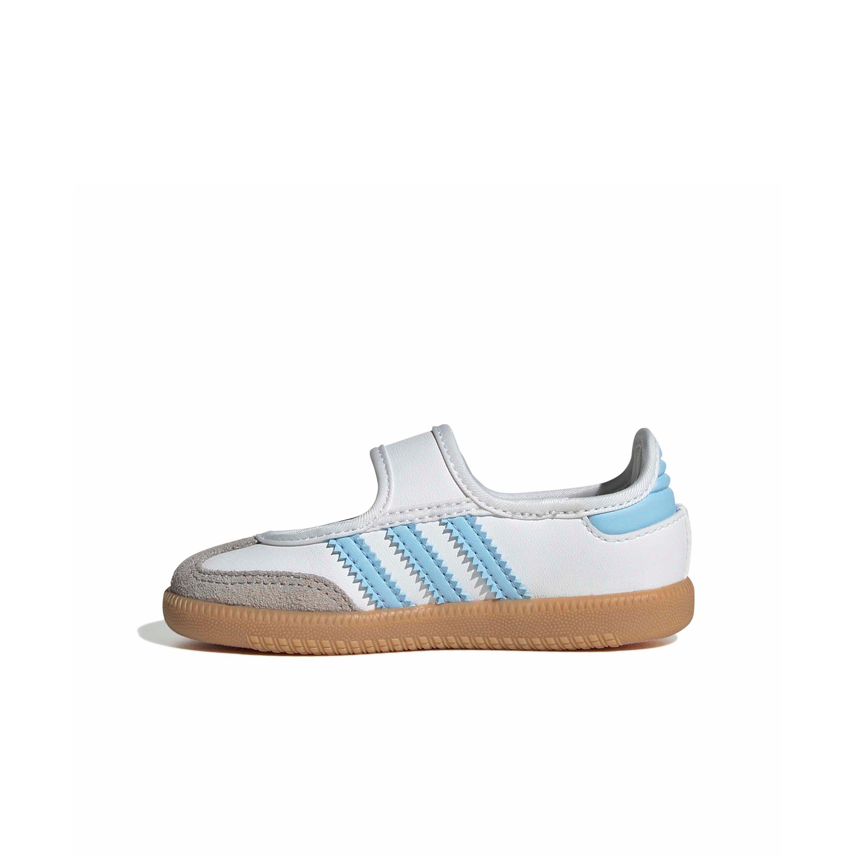 adidas Originals Samba Jane "Ftwr White/Clear Sky/Gum 3" Infant Girls' Shoe - WHITE/SKY/GUM Thumbnail View 2