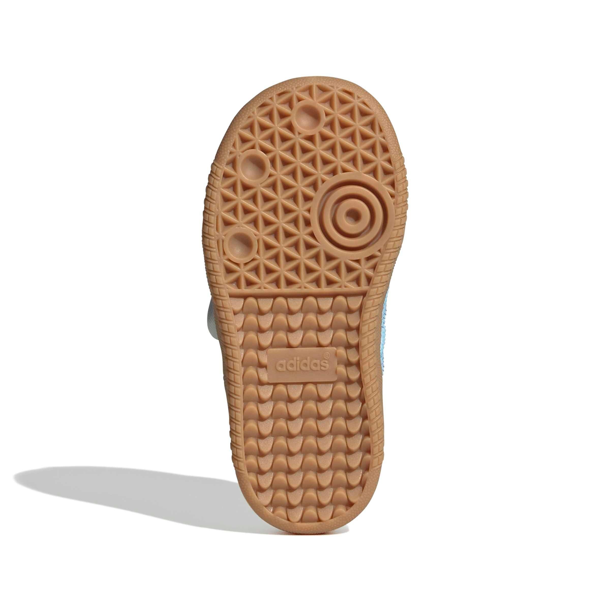 adidas Originals Samba Jane "Ftwr White/Clear Sky/Gum 3" Infant Girls' Shoe - WHITE/SKY/GUM Thumbnail View 6