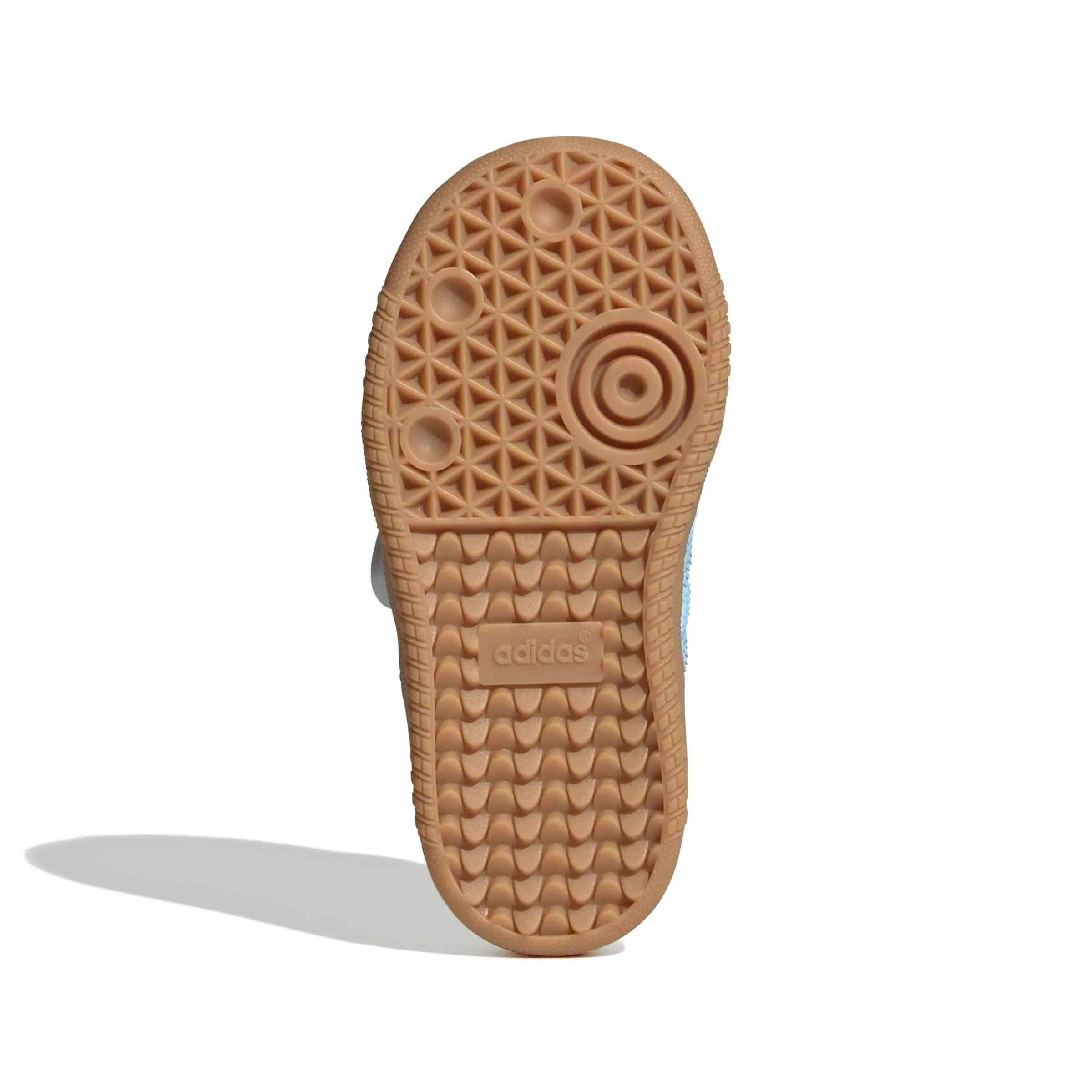 adidas Originals Samba Jane "Ftwr White/Clear Sky/Gum 3" Infant Girls' Shoe - WHITE/SKY/GUM