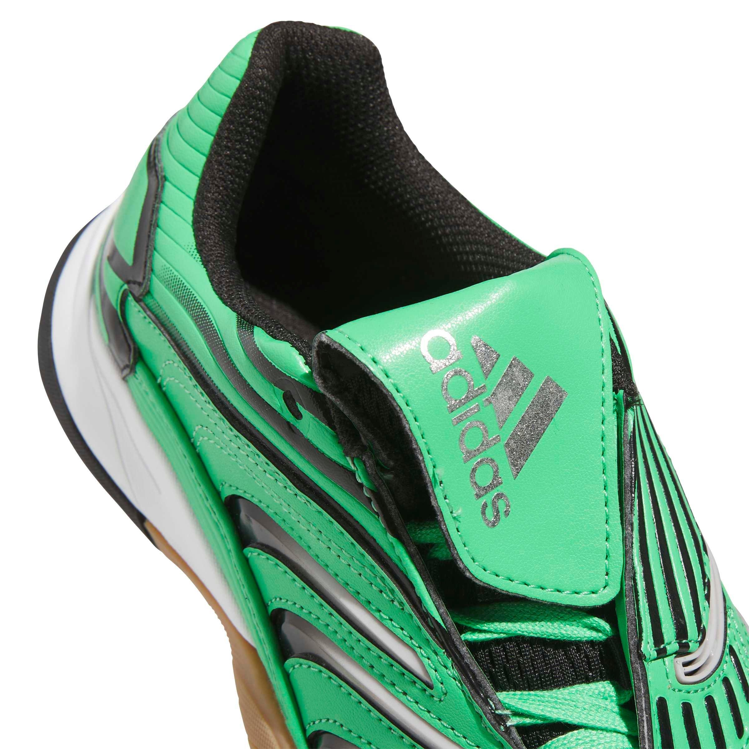 adidas Originals Predator Sala "Semi Screaming Green/Core Black/Gum 4" Grade School Boys' Shoe - GREEN/BLACK/GUM Thumbnail View 7