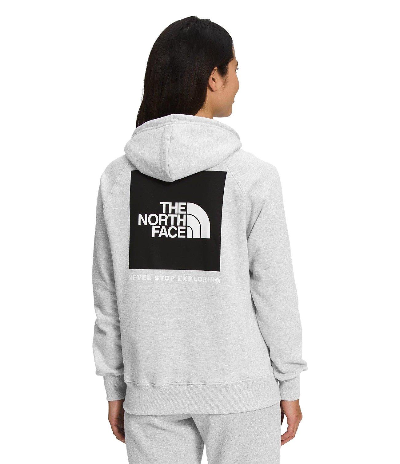 The North Face Women's Box NSE Pullover Hoodie -Lt Grey - LT GREY Thumbnail View 2