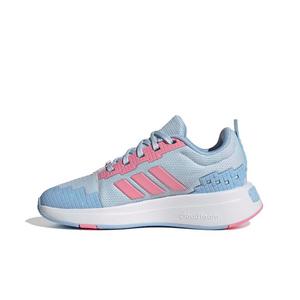 adidas Minecraft Pro "Crystal Sky/Bliss Pink/Glow Blue" Grade School Girls' Shoe