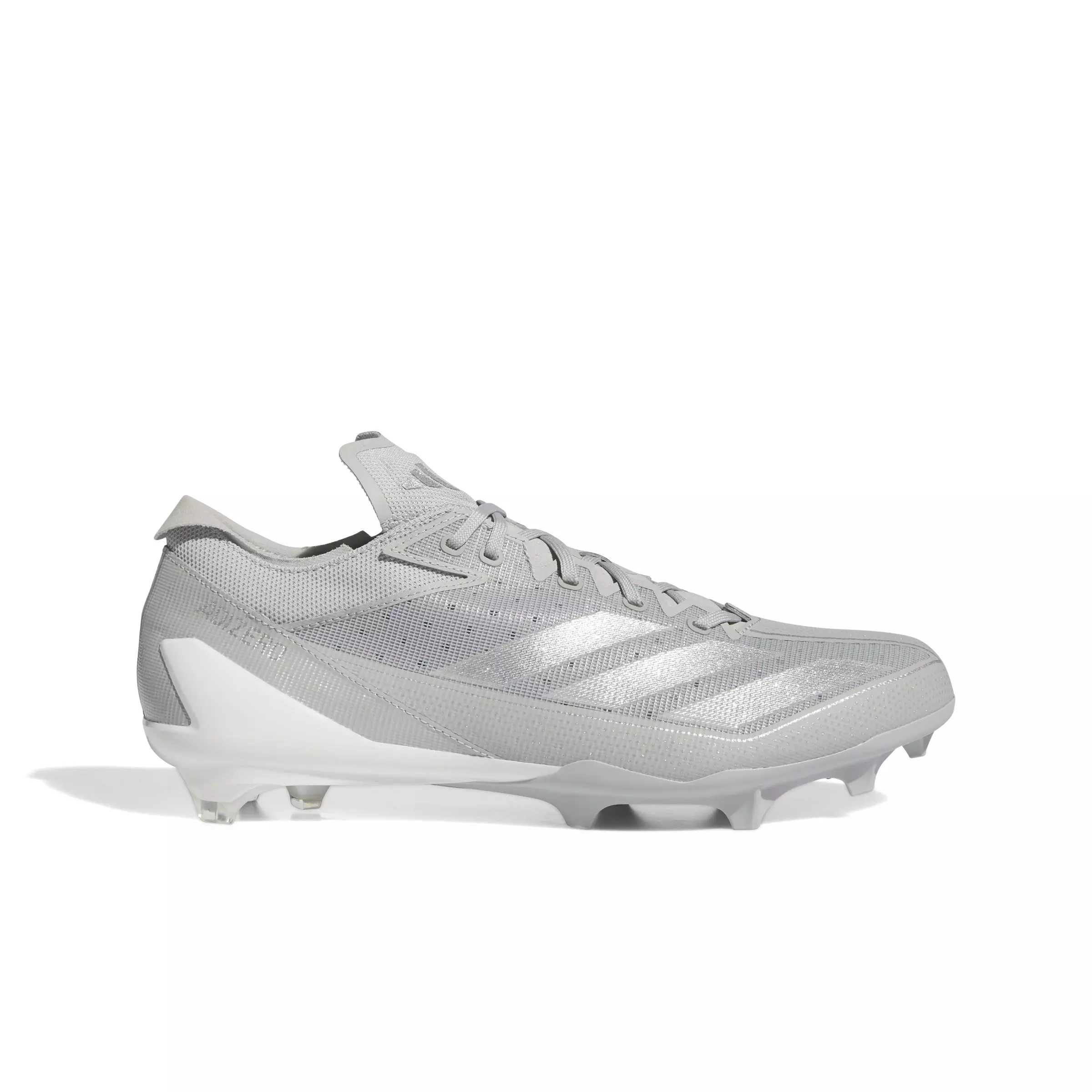 adidas Adizero Electric "Grey Two/Silver Metallic/Ftwr White" Men's Football Cleat - GREY/SILVER/WHITE