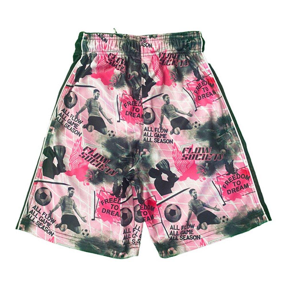 Flow Society Freedom to Dream Soccer Big Boys' Pink Attack Shorts