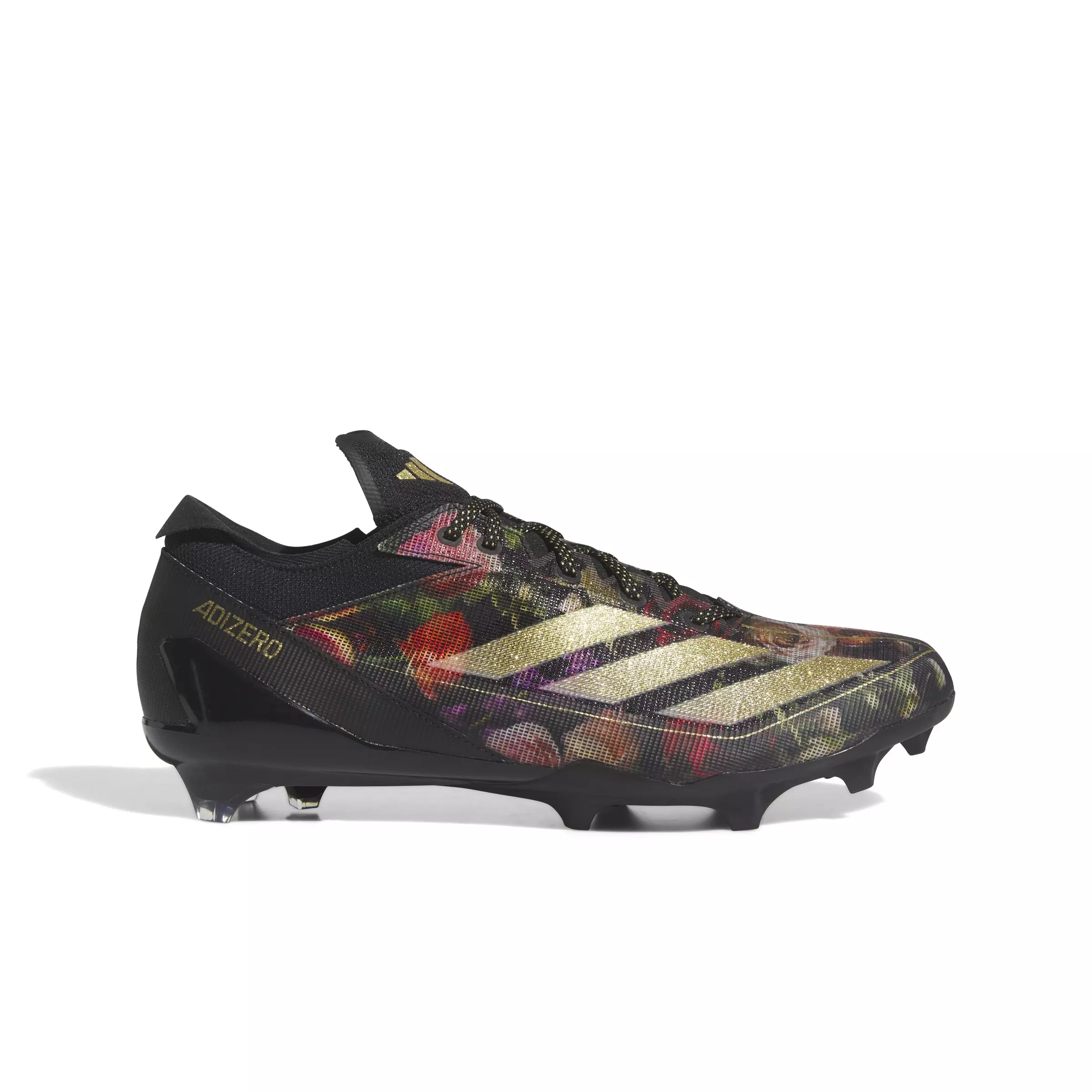 adidas Adizero Electric Speed Coronation "Core Black/Gold Metallic/Core Black" Men's Football Cleat - BLACK/GOLD/BLACK