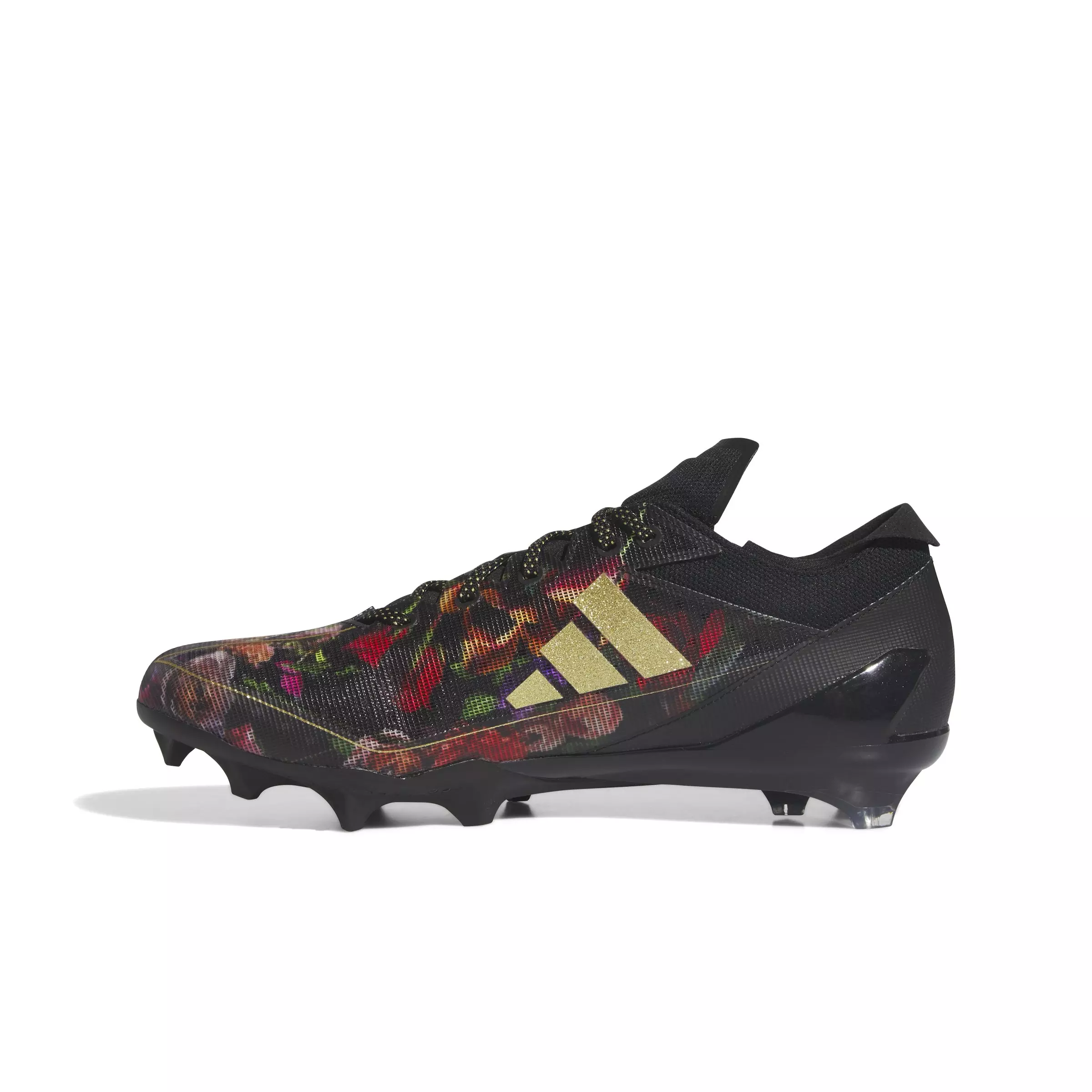 adidas Adizero Electric Speed Coronation "Core Black/Gold Metallic/Core Black" Men's Football Cleat - BLACK/GOLD/BLACK
