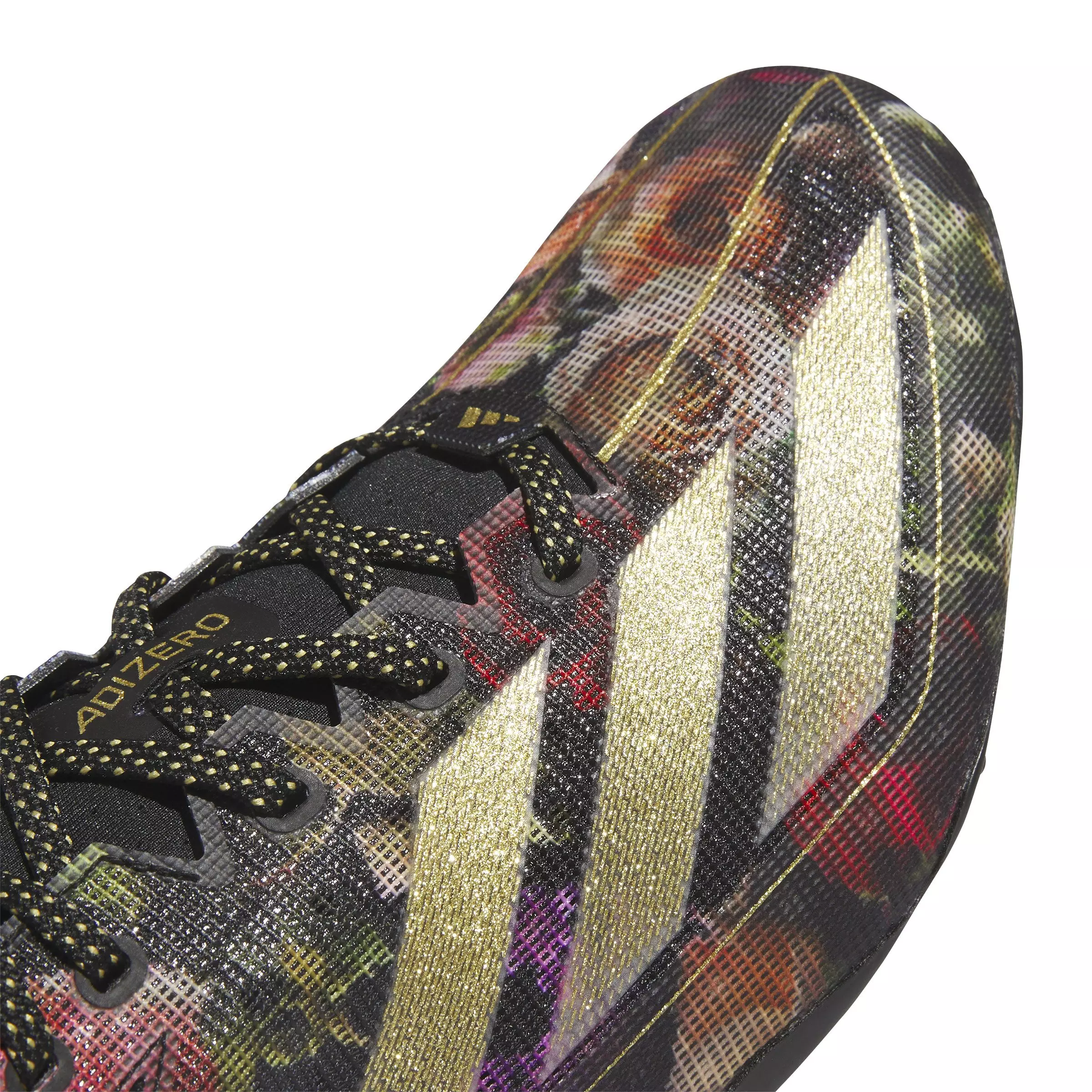 adidas Adizero Electric Speed Coronation "Core Black/Gold Metallic/Core Black" Men's Football Cleat - BLACK/GOLD/BLACK