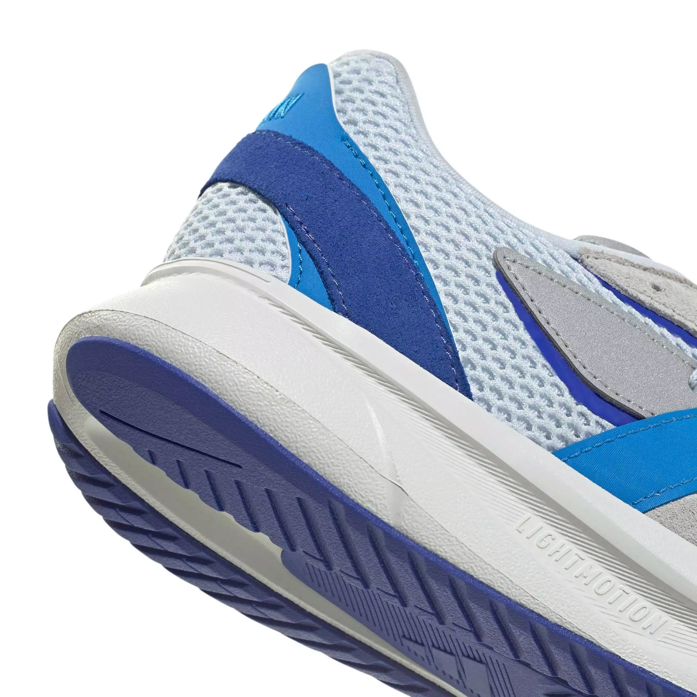 adidas Lightblaze "Halo Blue/Lucid Ray Blue/Grey Two" Grade School Boys' Shoe - BLUE/BLUE/GREY