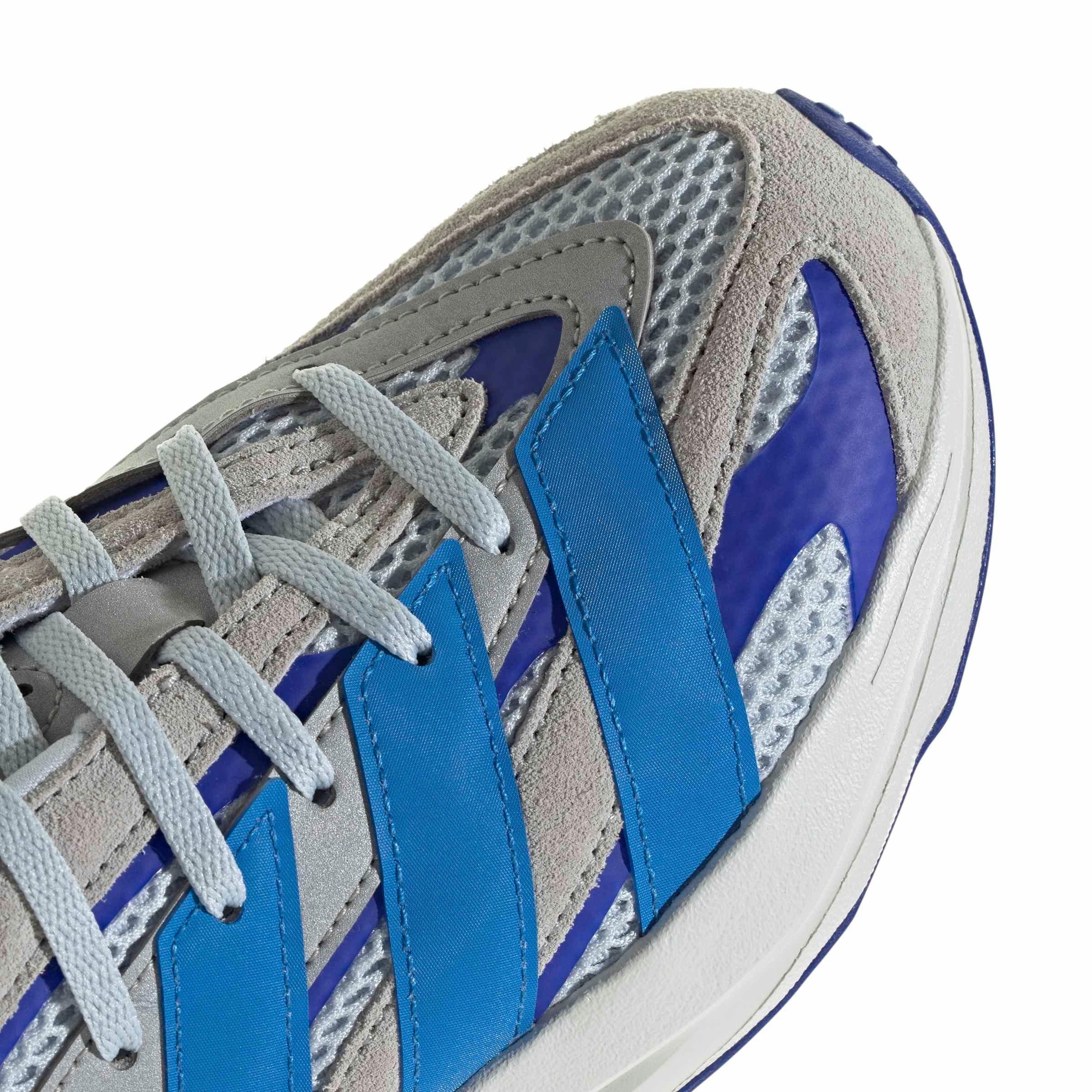 adidas Lightblaze "Halo Blue/Lucid Ray Blue/Grey Two" Grade School Boys' Shoe - BLUE/BLUE/GREY Thumbnail View 8