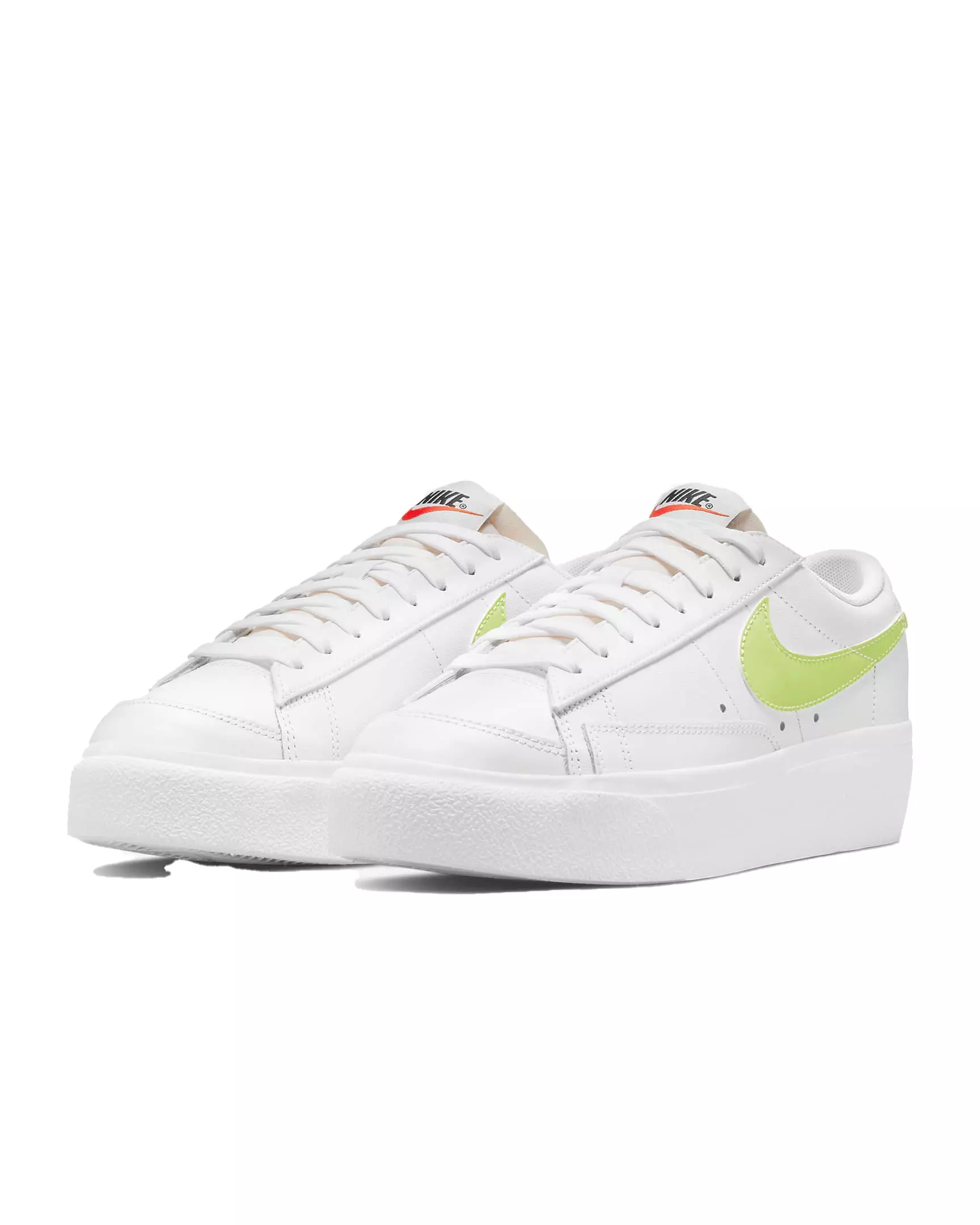 Nike Blazer Low Platform " White/Black/Light Lemon Twist" Women's Shoe - WHITE