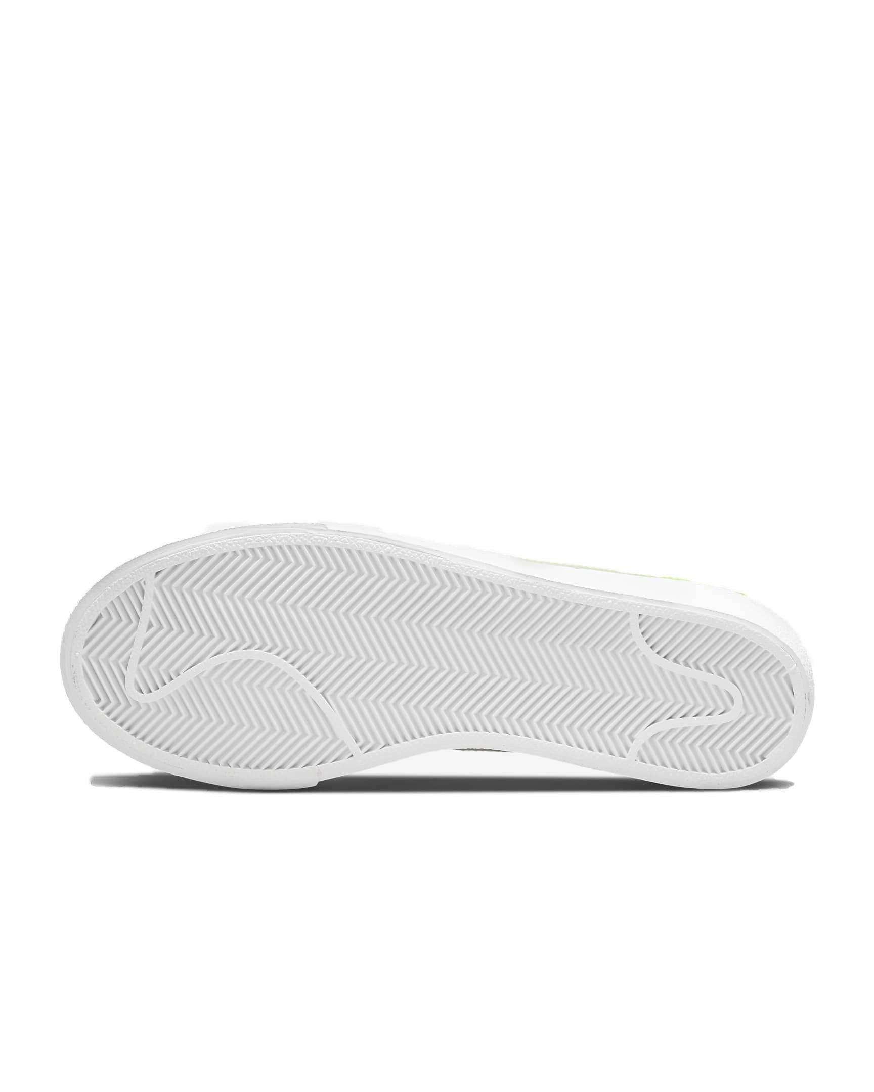 Nike Blazer Low Platform " White/Black/Light Lemon Twist" Women's Shoe - WHITE Thumbnail View 6
