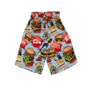 Flow Society Big Boys' Flow Burger Attack Shorts -Blue