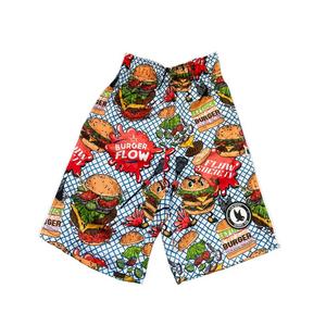 Flow Society Big Boys' Flow Burger Attack Shorts -Blue
