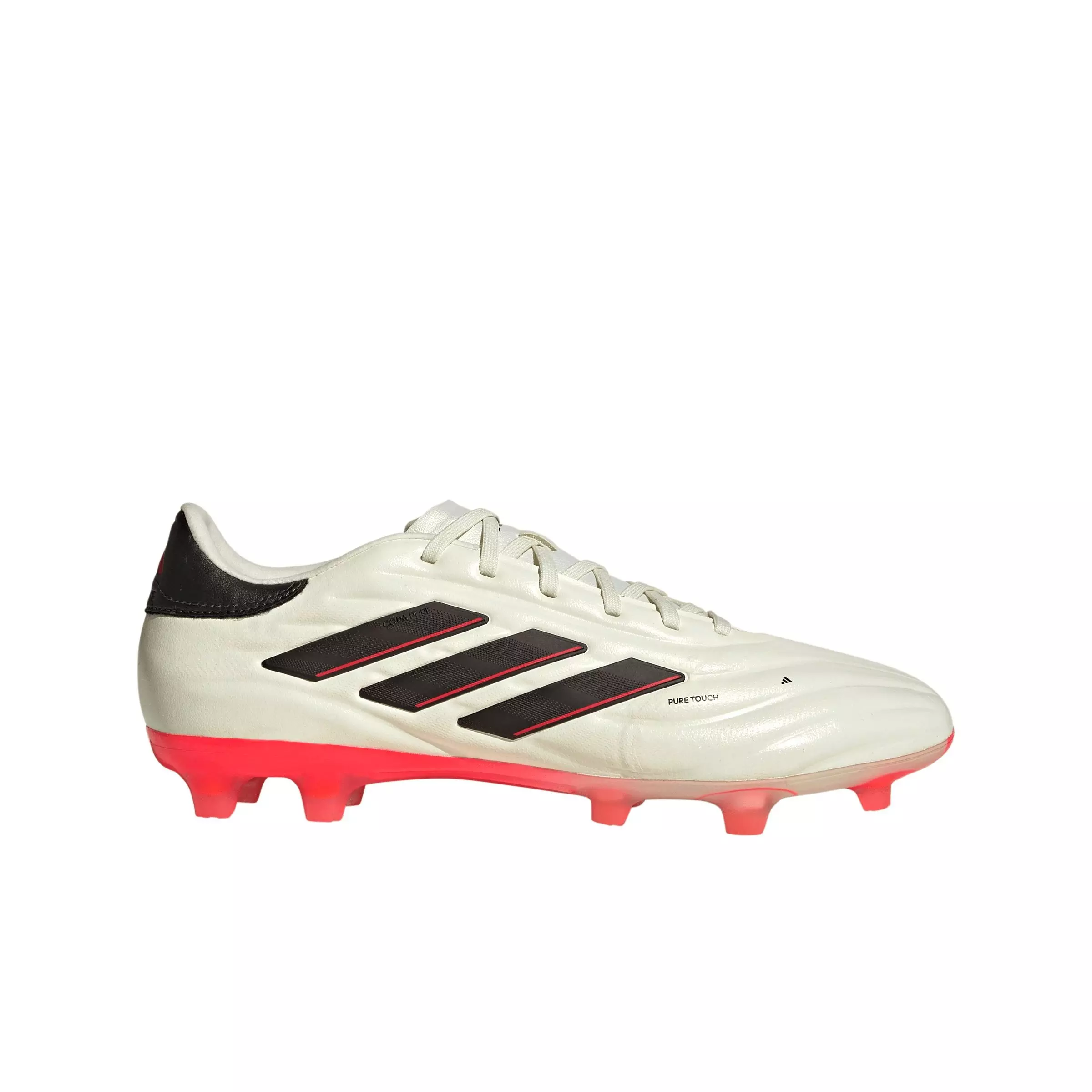 adidas Copa Pure II Pro "Ivory/Core Black/Solar Red" Men's Soccer Cleat - IVORY/BLACK/RED