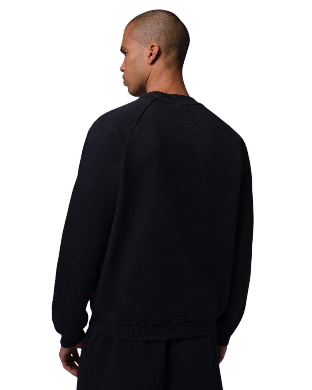 Jordan Men's Brooklyn Crew-Neck Sweatshirt - Black - BLACK