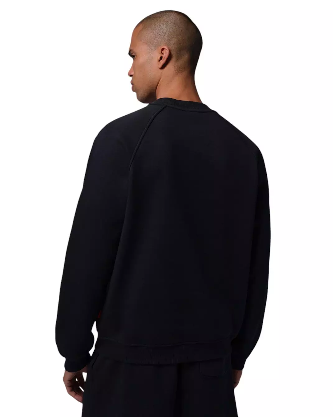 Jordan Men's Brooklyn Crew-Neck Sweatshirt - Black - BLACK