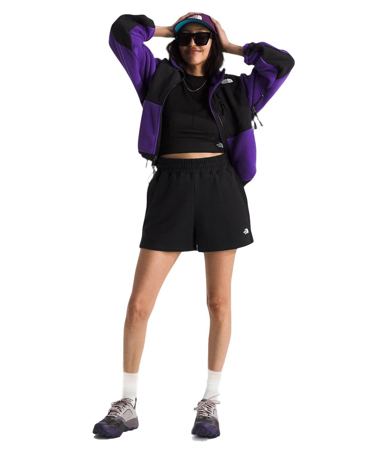 The North Face Women's Evolution Shorts -Black/White - BLACK/WHITE Thumbnail View 4