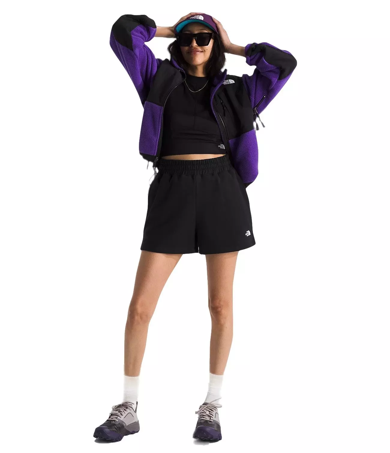 The North Face Women's Evolution Shorts -Black/White - BLACK/WHITE