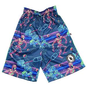 Flow Society Big Boys' Lax Robots Attack Shorts -Multi