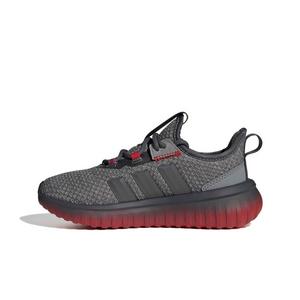 adidas Kaptir 4.0 "Grey Five/Grey Five/Better Scarlet" Grade School Boys' Shoe