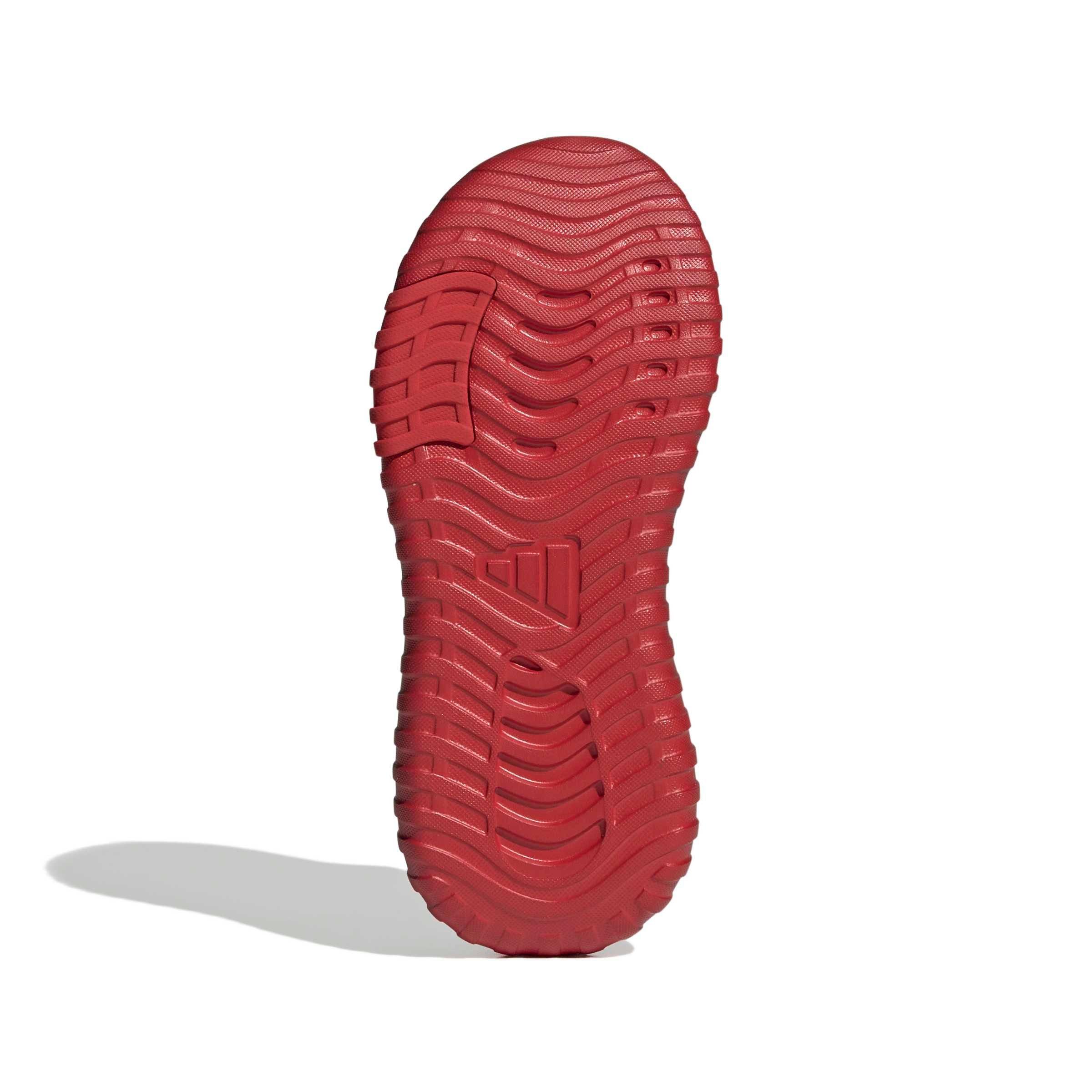 adidas Kaptir 4.0 "Grey Five/Grey Five/Better Scarlet" Grade School Boys' Shoe - GREY/GREY/SCARLET Thumbnail View 6