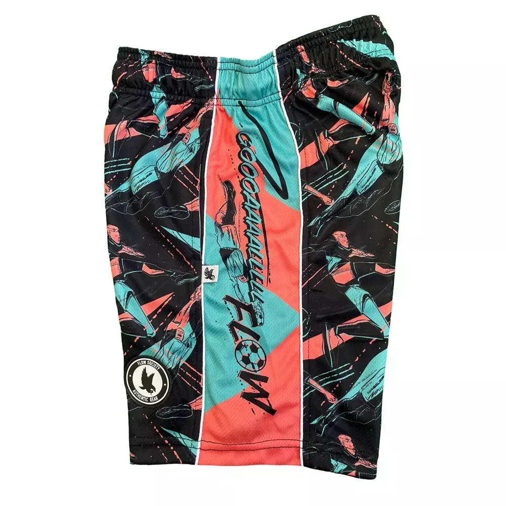 Flow Society Big Boys' Soccer Goal Attack Shorts -Multi - MULTI-COLOR