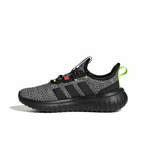 adidas Kaptir 4.0 "Core Black/Core Black/Lucid Lemon" Grade School Boys' Shoe