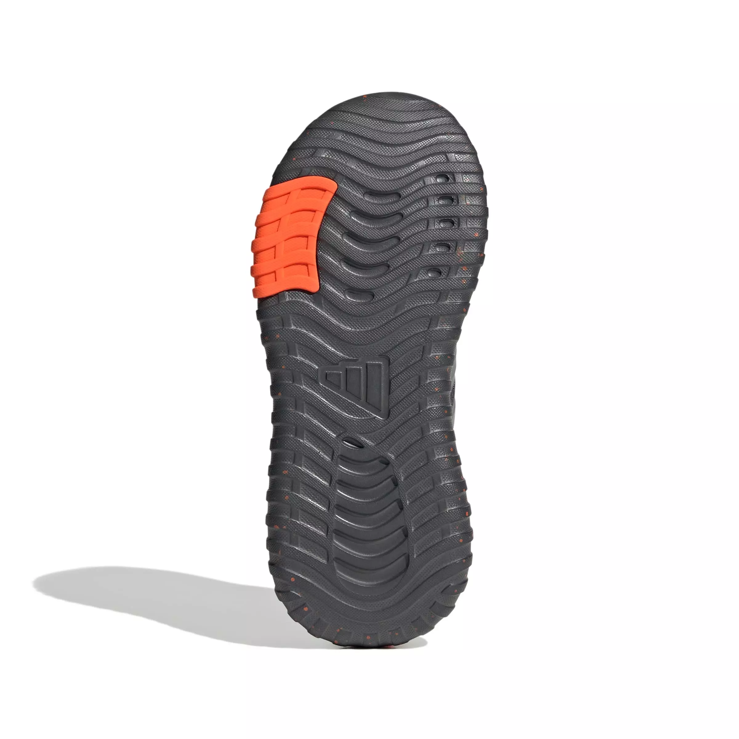 adidas Kaptir 4.0 "Grey Five/Matte Silver/Impact Orange" Grade School Boys' Shoe - GREY/SILVER/ORANGE