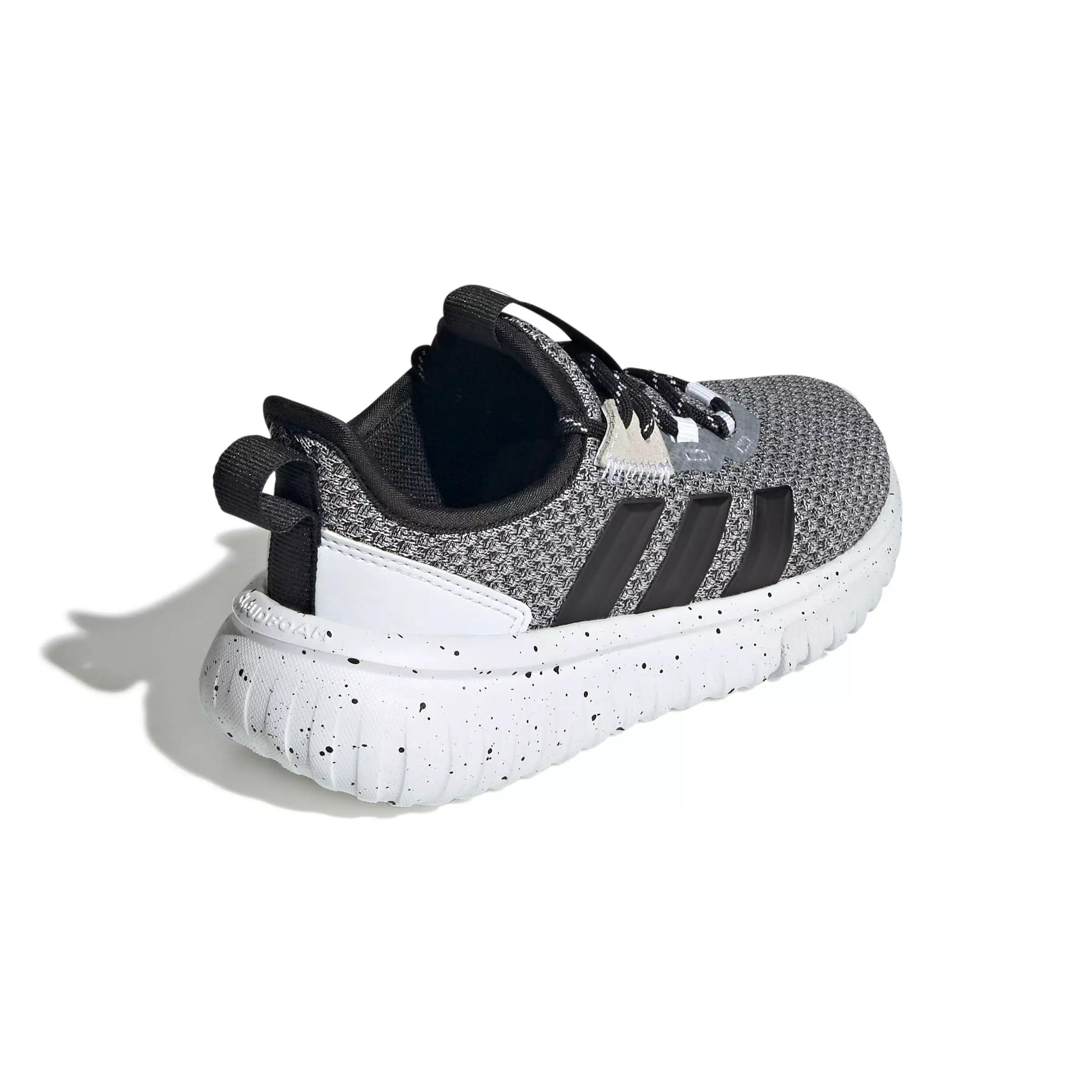 adidas Kaptir 4.0 "Ftwr White/Core Black/Ftwr White" Grade School Boys' Shoe - WHITE/BLACK/WHITE