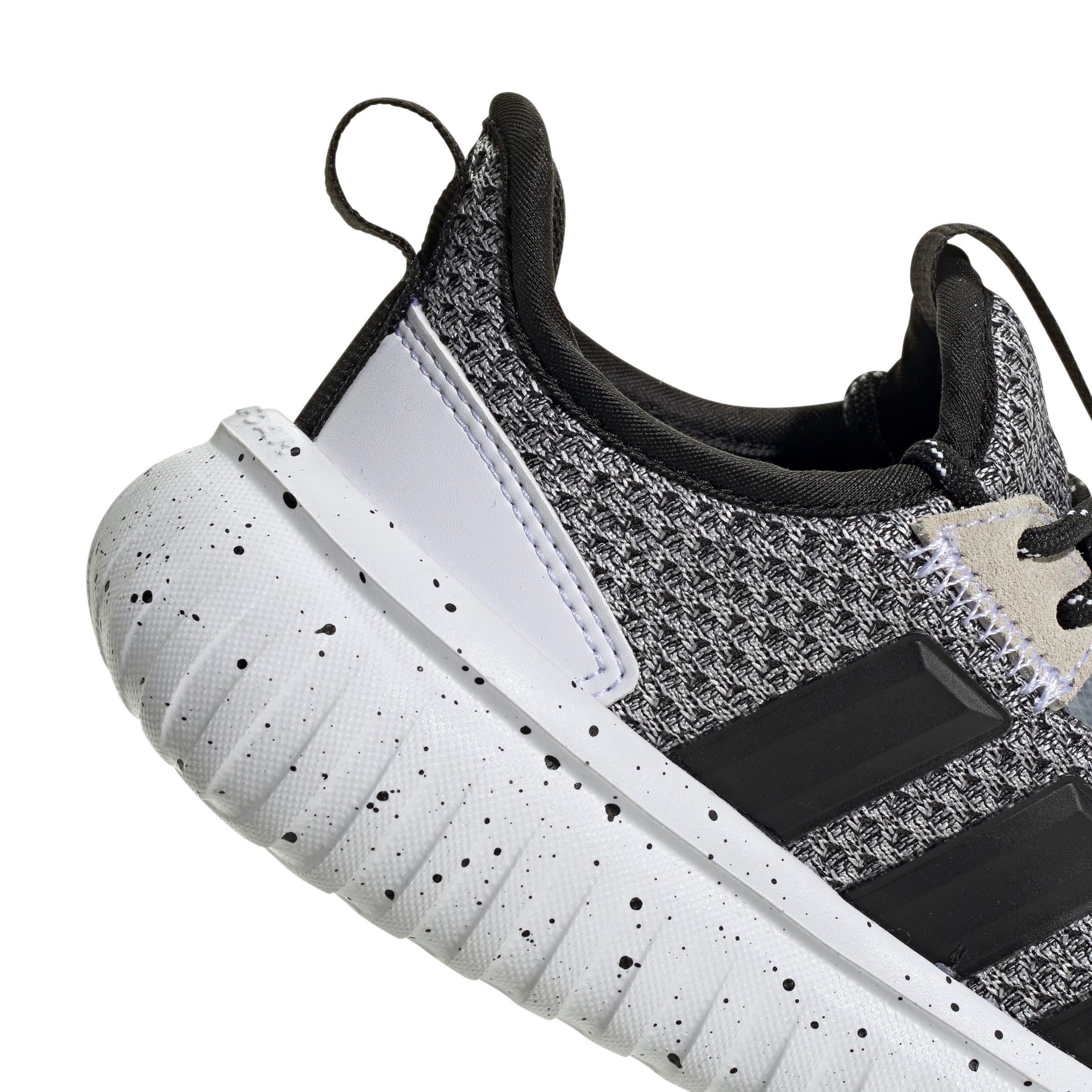 adidas Kaptir 4.0 "Ftwr White/Core Black/Ftwr White" Grade School Boys' Shoe - WHITE/BLACK/WHITE Thumbnail View 7